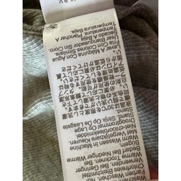 J. Crew gray ribbed button front midi dress womens Sz large new  Long sleeve - Picture 13 of 16